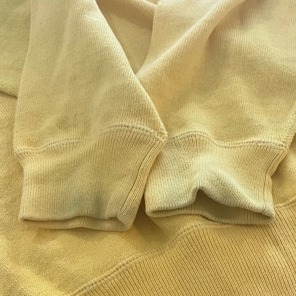 Vintage Polo Ralph Lauren Golf Crew Neck Yellow Sweater With Logo Hong Kong L